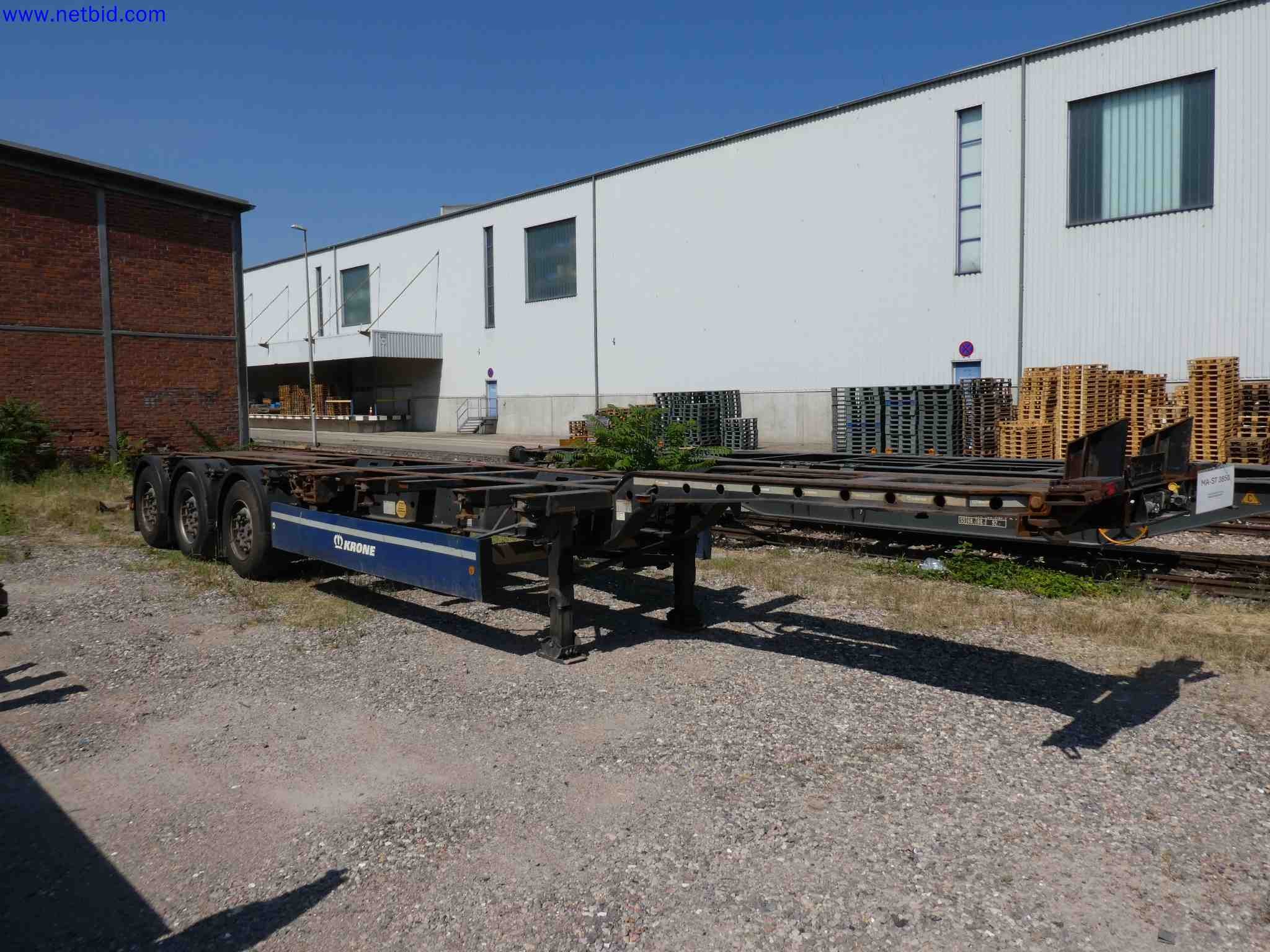 3-Achs Containerchassis Krone SD